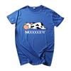 Women's Casual Relaxed Fit Short Sleeve T Shirt Crew Neck Graphic Print Lightweight Comfortable Top for Everyday Wear