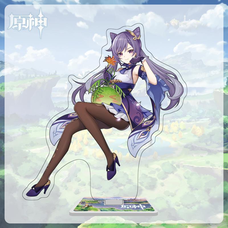 16cm Height Acrylic Large Stand-up Display Featuring Characters From Mondstadt and Liyue In Genshin