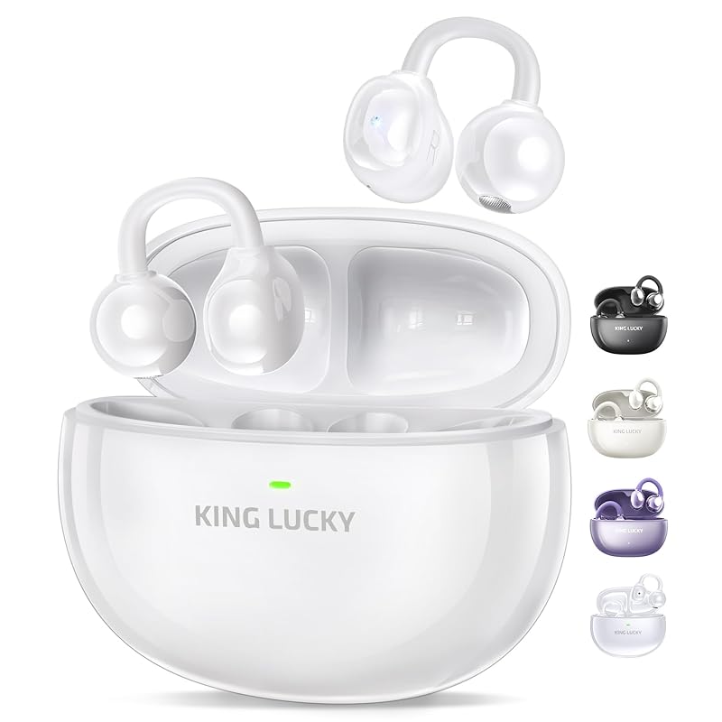 

king lucky ear cuff earphones [wireless] open year Bluetooth Earphones/Ear cuffs/Not easy to fall off/Waterproof IPX5 / Built-in microphone / Rapid