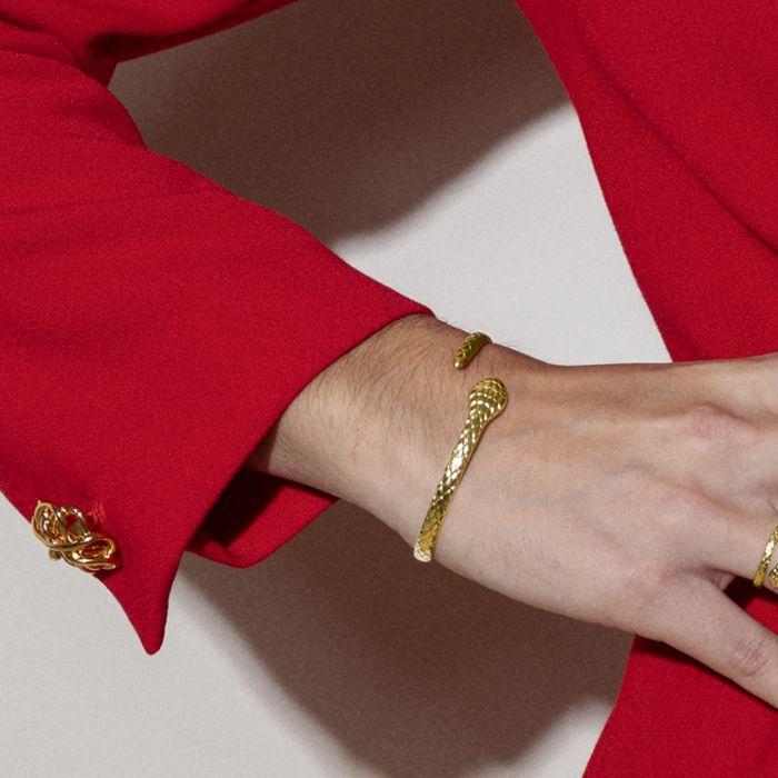 Bracelet - Luxenter - Raxa - finition or jaune 18 carats - Diamètre 60 mm - Femme