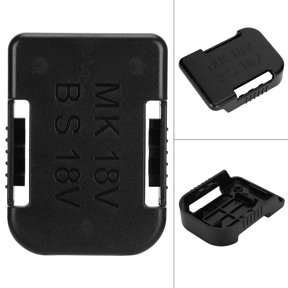 

5PCS Battery Bracket Storage Rack Suitable for Makita Bosch for XR 18V Battery Holder Slot білий