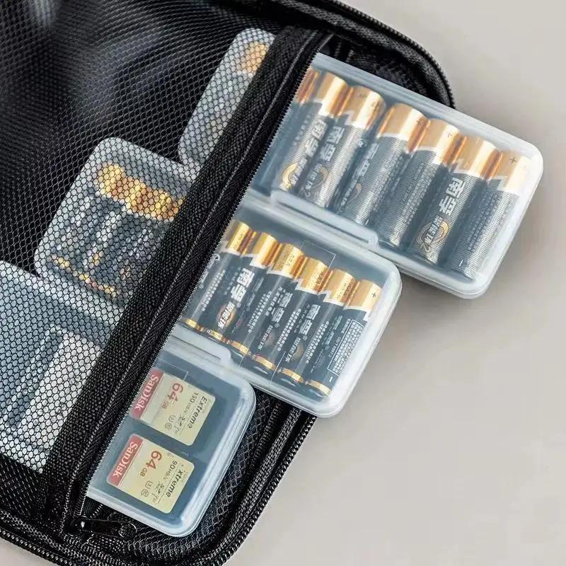 Průhledné jednorázové roušky pouzdro úložný box na karty prachotěsný obal na karty vizitkář dokončovací krabička úložný box na baterie