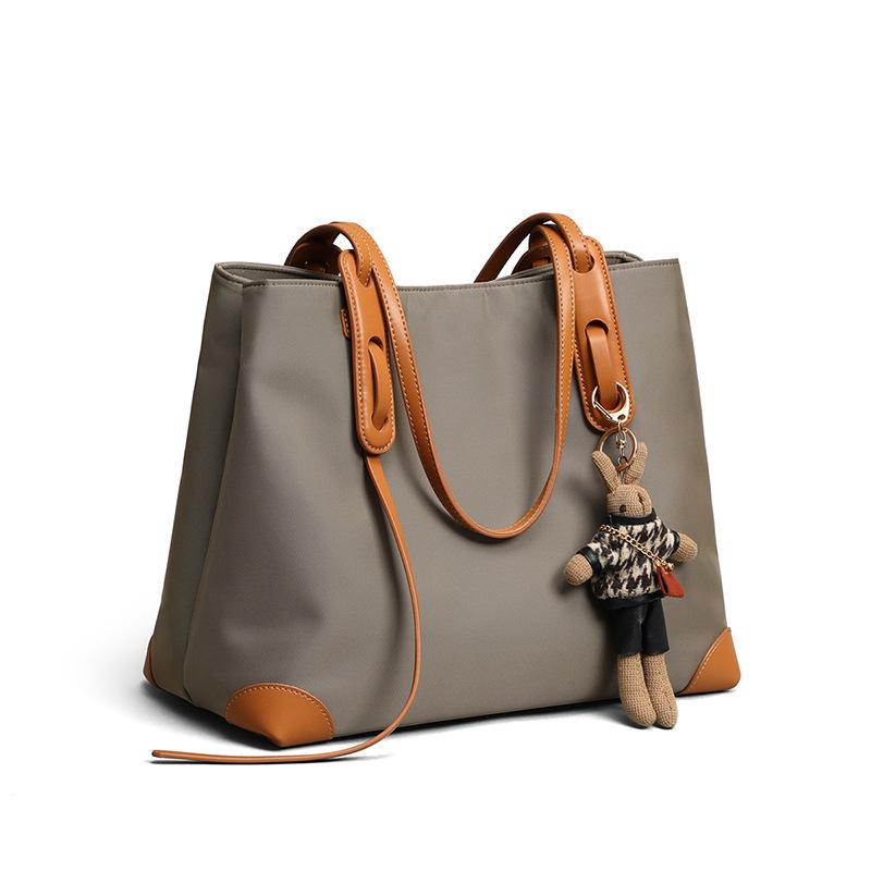 

2026 New Women s Tote Bag Waterproof Oxford Fashi Large Capacity Shoulder Bags Carto Decorati Hand Bags for Women 7961 хаки