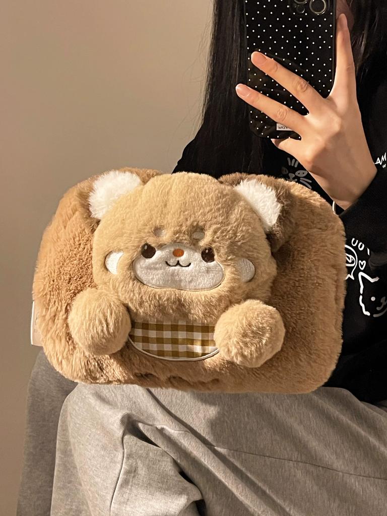 Bear Electric Hot Water Bag Cute Rechargeable Explosion-Proof Hot-Water Bag Autumn and Winter Girls Belly Compress Hand Warmer Electric Warming