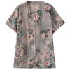 Blusas Elegantes de Talla Grande para Mujer 4XL-8XL Verano Tops Oversize Camisas Casuales de Manga Corta para Mujer
