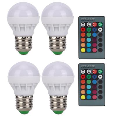 Ampoules E27 à changement de couleur RVB 40W Ampoule LED avec télécommande pour décoration de maison et de chambre