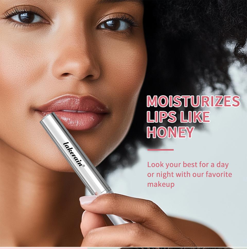 Lakerain Nearly Lipstick Lip Balm Natural Color Creamy Texture Long Lasting Moisturizing Nourishing Lip Care Gloss Cosmetic