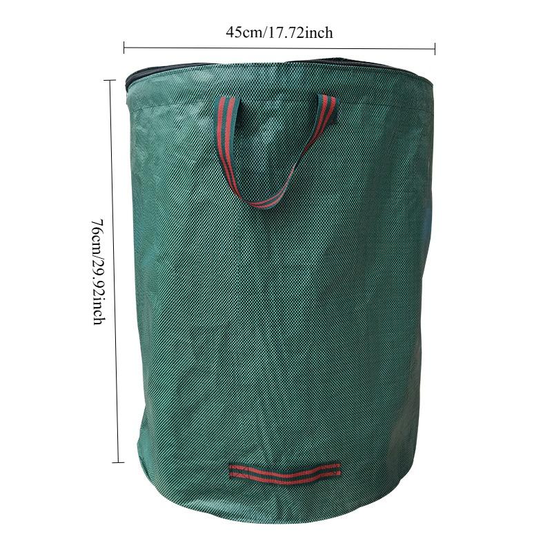 1PC PP Covered Garden Bag Garden Leaf Bag Outdoor Gardening Garbage Bag Branches and Leaves Weed Collection Bag