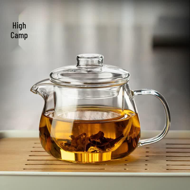 Youluo 400ML Heat-Resistant Glass Teapot with Side Handle