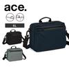 Metrex Shoulder 19115 Gray [Ace Gene] Bag, 6L, Horizontal, Lightweight, Casual,