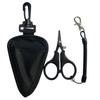 1pcs Multifunction Fishing Scissors Pliers for Cutting PE Braided Wire Outdoor Fishing Tool Accessories Included Lanyard Clasp