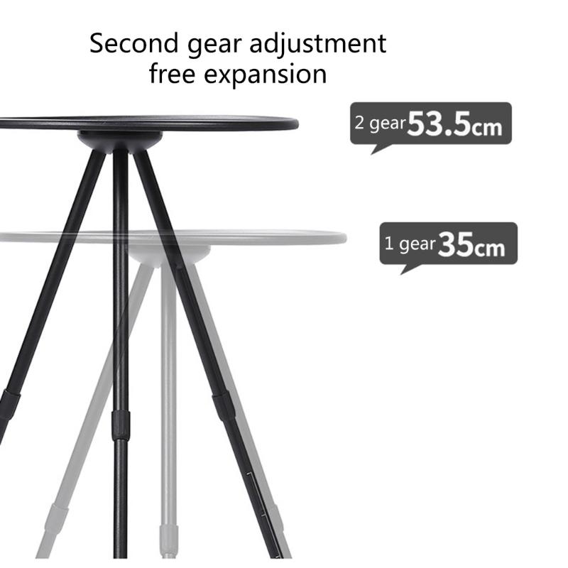 Camping Rundtisch Outdoor Tourist Tragbar Faltbar Leicht Aluminiumlegierung Selbsthebender Tisch Outdoor Zubehör