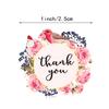 100-500pcs Heart Thank You Sticker Wedding Party Festival Favors Paper Sticker Decorative Envelope Package Seal Sticker Stickers