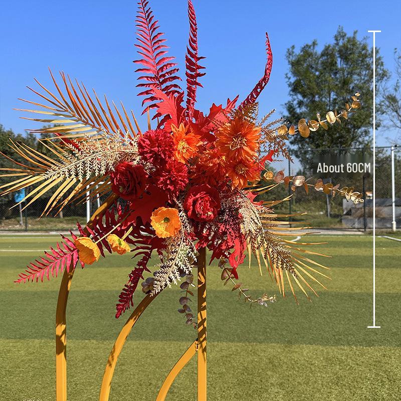 Large Artificial Wedding Flower Wall for Aisles and Hotels