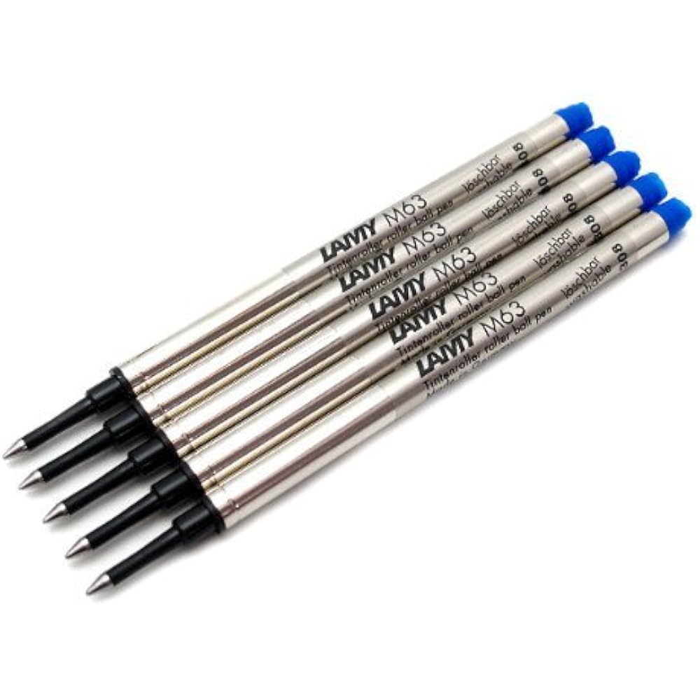 (Lamy) LAMY Rollerball Refills (for Safari Alster Studio Rami 2000) Blue LM63BL (Set of 5) [Regul...