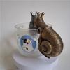 Decoración Viral de Colgante de Caracol para Plantas, Adorno de Animal de Resina para Jardín para el Borde de Maceta, Acento de Hogar en Tendencia
