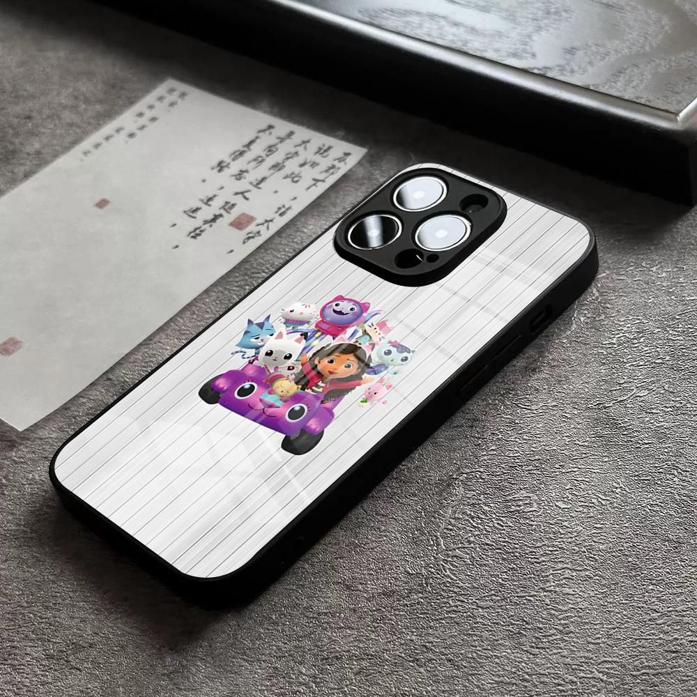 G-Gabbys Dollhouse Cute Phone Case For IPhone 16 Pro Max 15 Plus 14 Pro 12 11 13 Mini X XR XS Max 8 7 Plus SE Glass Cover