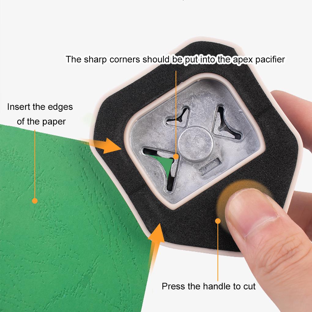 Edelstahl Eckstanzer zum Basteln und Kartenmachen 3 Größen 4/7/10mm Kartenherstellungsmaterial
