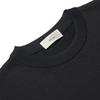 VERNO [Casual] Linen Like Short Sleeve Round Knit Black