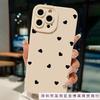 Black heart for apple 16/15/14/13/12promax pupil eye phone case iphone11 soft XR