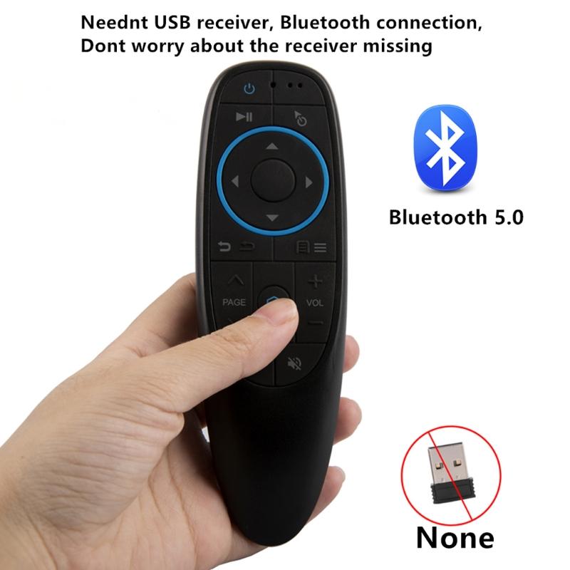 G10BTS Bluetooth-compatible Remote Control Wireless Air Mouse 6-Axis Gyroscope Wireless for Smart Remote For Smart TV Bo