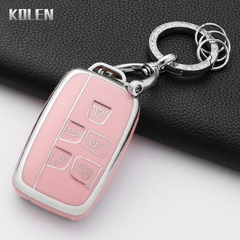 Luxury Car Remote Key Case Cover Shell For Land Rover Range Rover Evoque Sport Freelander Discovery Velar For Jaguar Xe Xf Xj