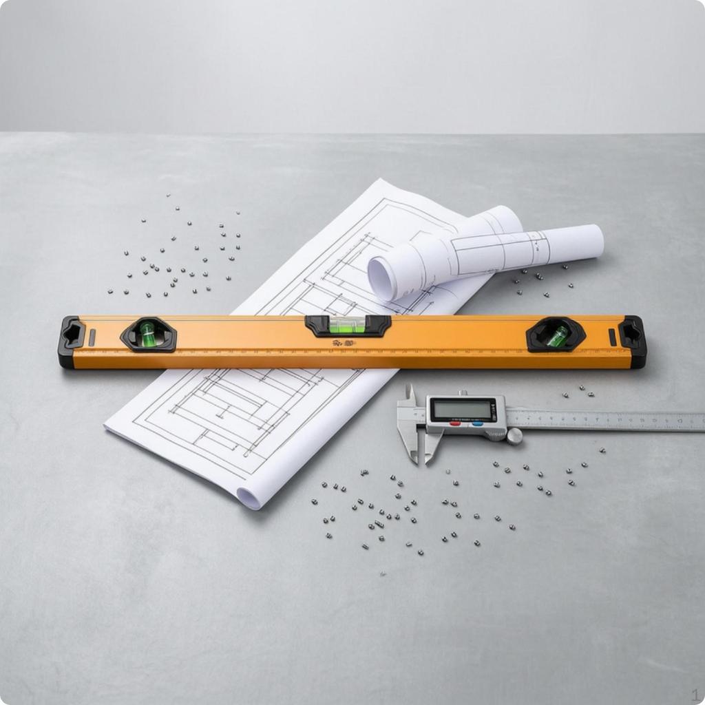 Spirit Level with Easy-to-Read High-Visibility Level-Visibility Tool for
