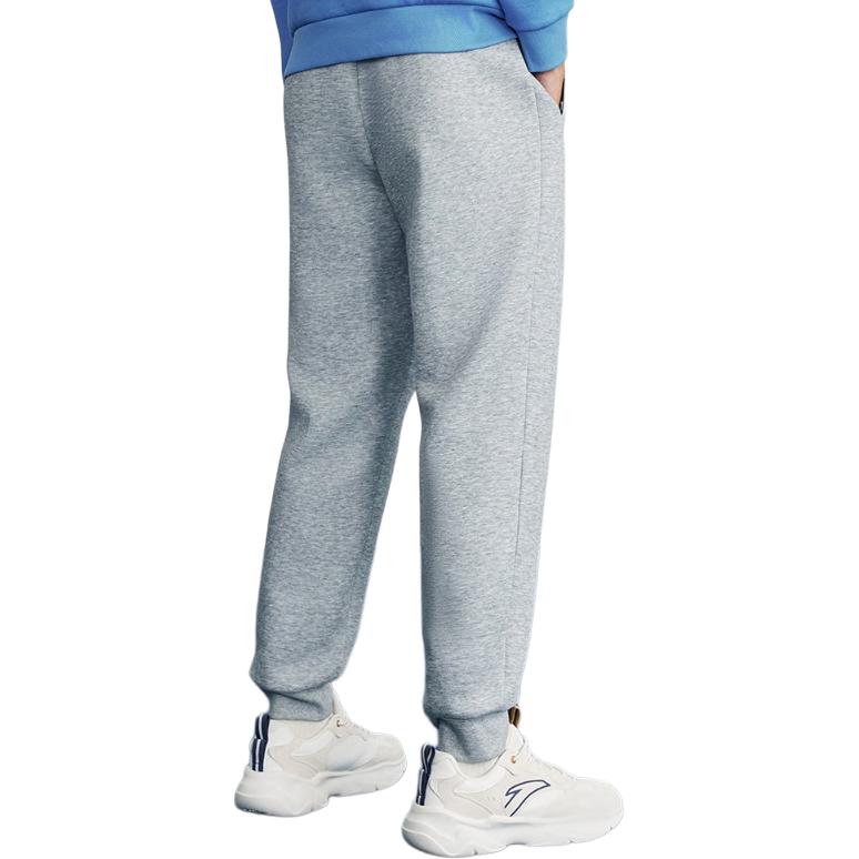 Men's Anta Basketball Collection Knitted Sweatpants Men's Gray Heather Gray