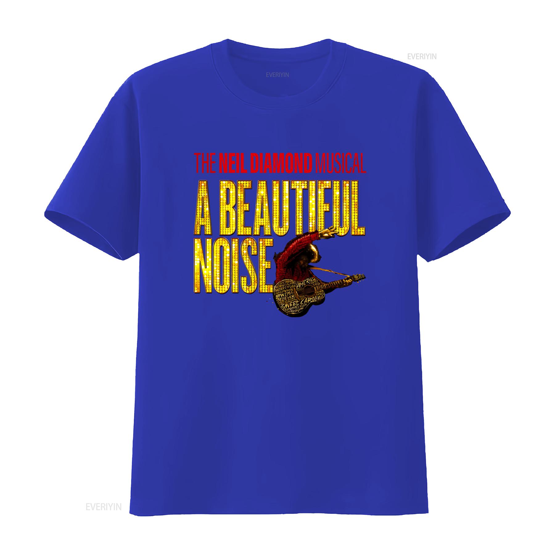 ZheXiong TEE De Neil Diamond A Beautiful Noise Musical T-shirt Idee&euml;n Broadway Liefhebber hoodie vintage Gewassen Veelzijdig grafisch Unisex Stijlvol L