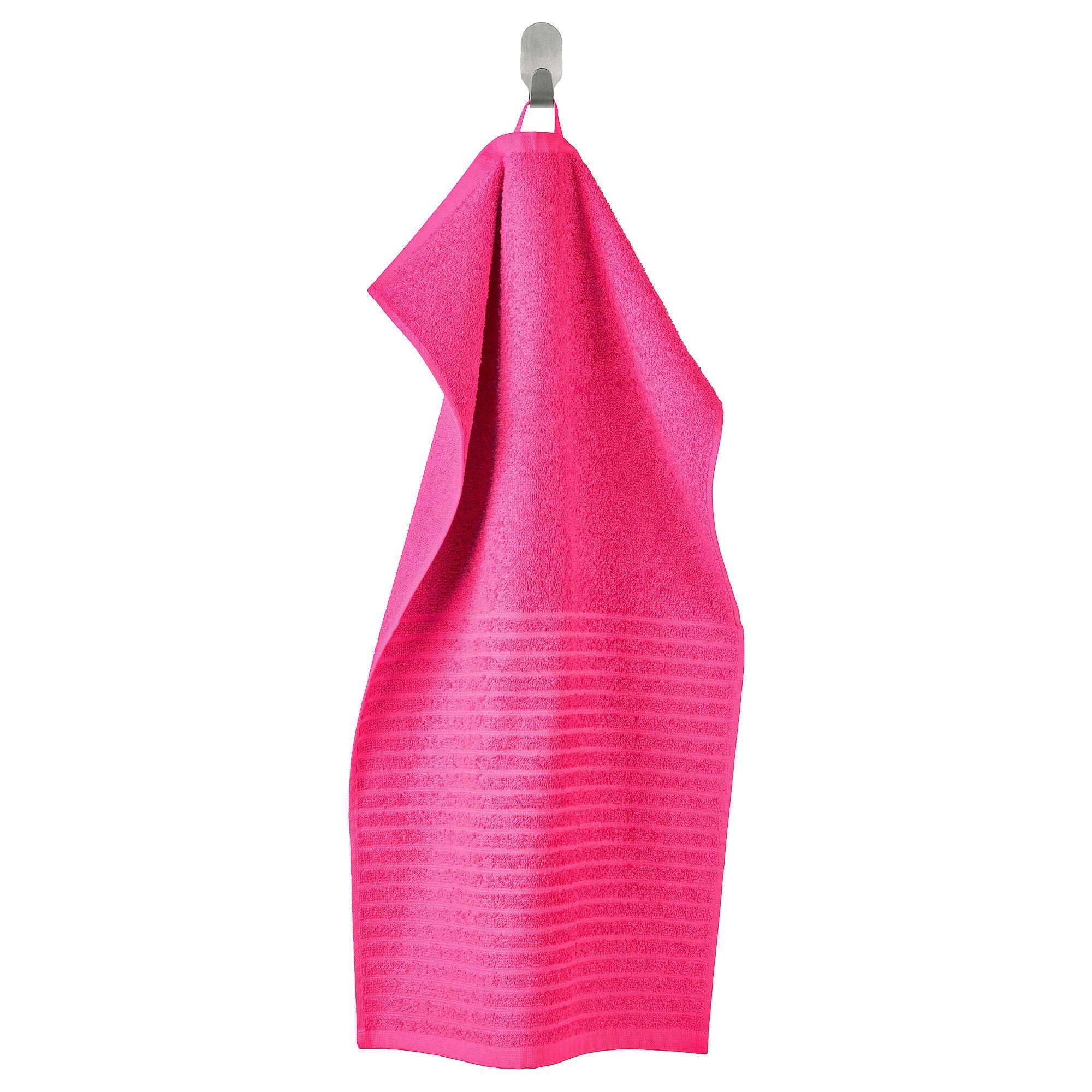 

IKEA VÅGSJÖN parlak pembe 40x70 cm el havlusu