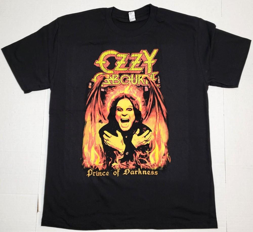 OZZY OSBOURNE T-shirt Prince Of Darkness Hard Rock Heavy Metal Men s Tee New Unisex T-Shirt XL