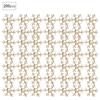 200 Pcs Snowflakes Confetti Non Woven Fabric Christmas   Party Decoration Snowflakes(Silver )