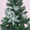 Temu Christmas Decoration PVC Snowflake Sequins for Tree Ornaments