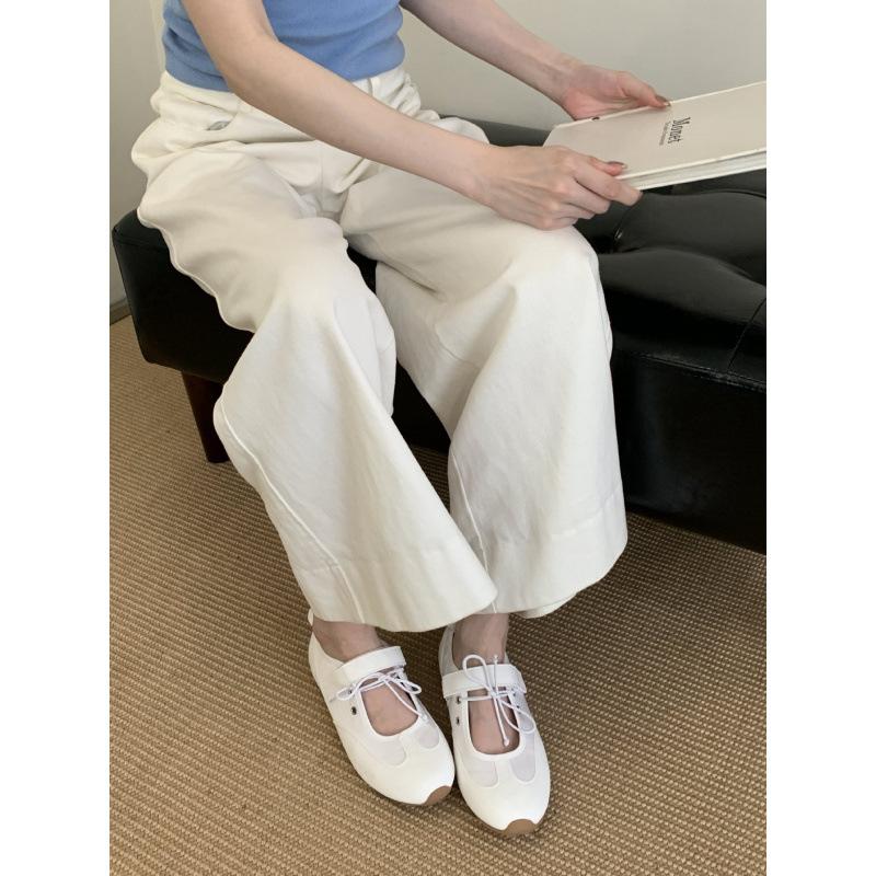 Niche new 2025 summer casual color matching Mary Jane single shoes sports shoes women's word Dexun shoes women