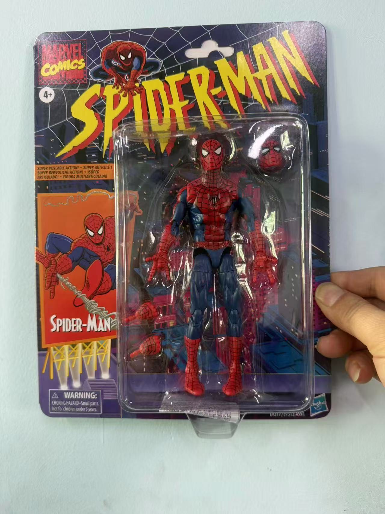 Spider-Man Rīcības Figūriņa, Retro Tīkla Metējs