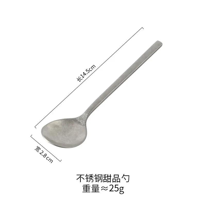 Vintage Stainless Steel Industrial Style Tableware Outdoor Camping Barbecue Metal Bowl Condiment Dish Restaurant Snack Dishes