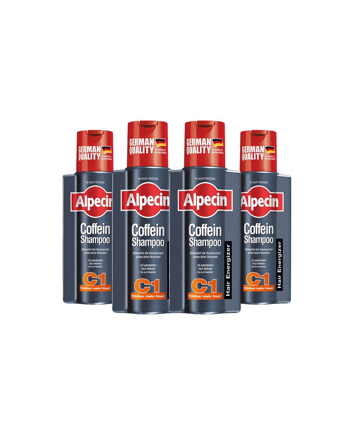 Alpecin Caffeine Shampoo C1 (Hair Strengthening) 250ml x 4