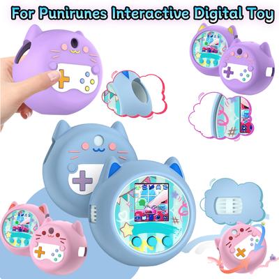 Mignon Étui en Silicone Housse de Protection Anti-chute Couverture en Silicone Résistante aux Chocs avec Dragonne pour Punirunes Jouet Numérique Interactif