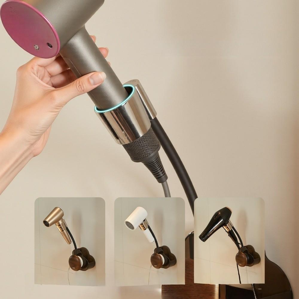 Wasserdichter Haartrocknerhalter Wandmontierter Haartrockner Drahtaufbewahrungsständer Ankleidezimmer