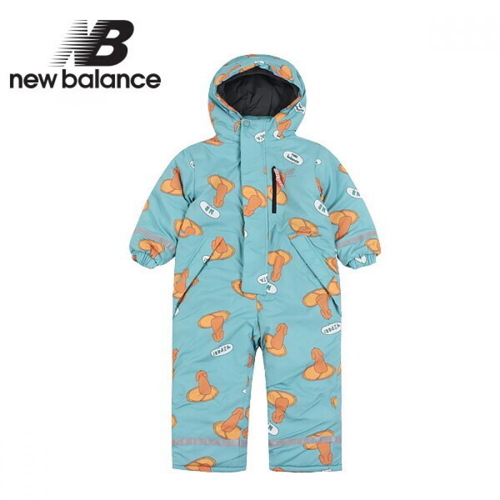 

New Balance Kids Nb X Ip Front Pattern Ski Suit Mint 110