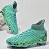 Men Soccer Shoes TF/FG High Ankle Football Boot Kids Sneaker Soccer Cleats Outdoor Professional Futsal Footwear Tenis Masculino