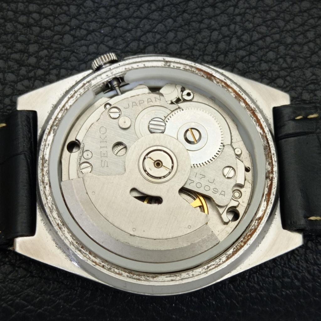 JAPAN VINTAGE SEIKO 5 AUTOMATIC 7009A MENS ORIGINAL DIAL WATCH A702378-5 R124-a702378