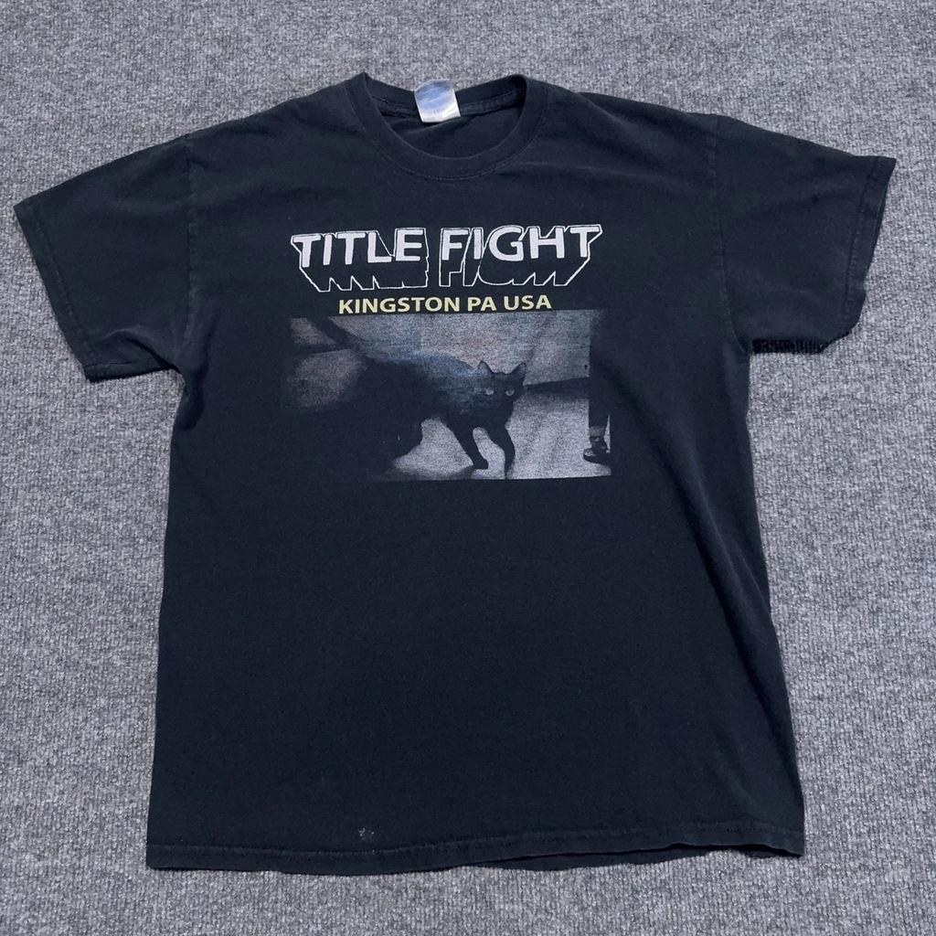Retro Title Fight Kingston PA USA UnisexČerná S-235XL Košile20D276