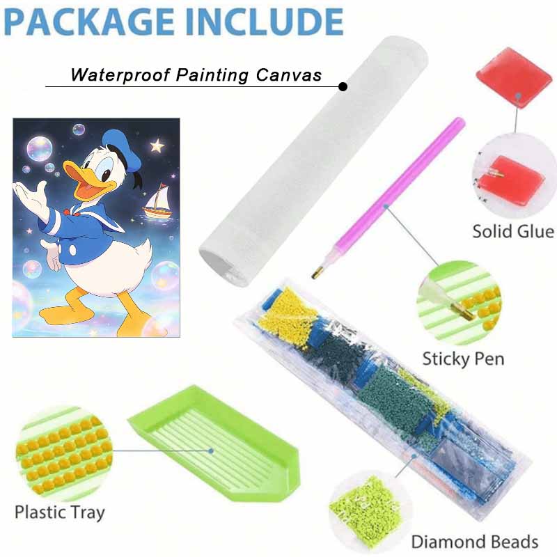 Disney Donald Duck Diamond Painting Art Kit Handmade DIY5D Home Decor Gift
