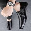 Fashion Fashion Genuine Leather Casual Shoes 2025 New Men Flats Slip-on Men's Dress Loafers Spring Autumn Soft-soled Male Driving Shoes