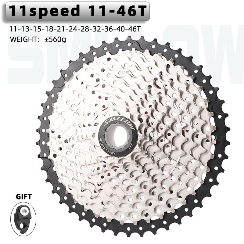 SUNSHINE 11-Speed Cassette, 11-25/28/46/52T, Silver/Black