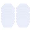 12Pcs Sound Absorption Panel Hex Acoustic Isolation Soundproofing Foam Set Kit for Home