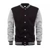 Men's Winter European Size Plus Velvet Baseball Cardigan Jacket