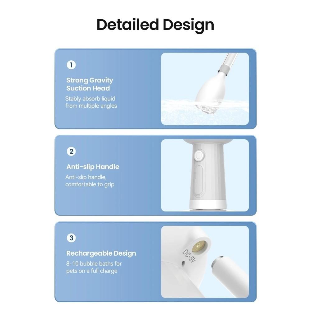 Shampoo Pet Bathing Machine Easy To Use Automatic Foam Sprayer Cat Dog Bath Bubbler  Pet Salon