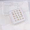 Karnoz 20Pcs/Pack Nose Stud Dragonfly Design Women Girls Nose Piercing Jewelry Piercing Nostril Piercing Jewelry Body Piercing